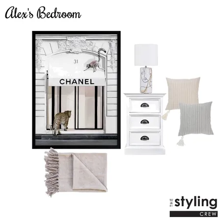 Alex's Bedroom Interior Design Mood Board by The Styling Crew on Style Sourcebook