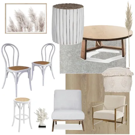 Living / Dining Interior Design Mood Board by lightandcobuild on Style Sourcebook