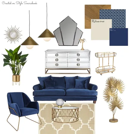 Roaring Art Deco Interior Design Mood Board by SALT SOL DESIGNS on Style Sourcebook