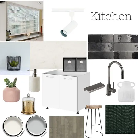Module 9 Kitchen Interior Design Mood Board by Homescene Journal on Style Sourcebook