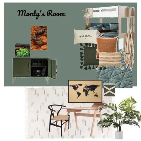 Monty's Bedroom Interior Design Mood Board by mcleanm2 on Style Sourcebook