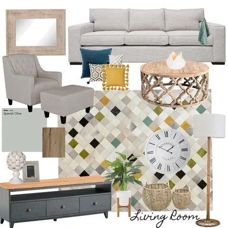 Living room Interior Design Mood Board by Monique Hunter on Style Sourcebook