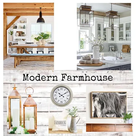 Modern Farmhouse Interior Design Mood Board by christina_helene designs on Style Sourcebook