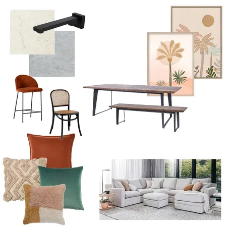 Hannah's Living Area Interior Design Mood Board by bethmoxey@hotmail.com on Style Sourcebook