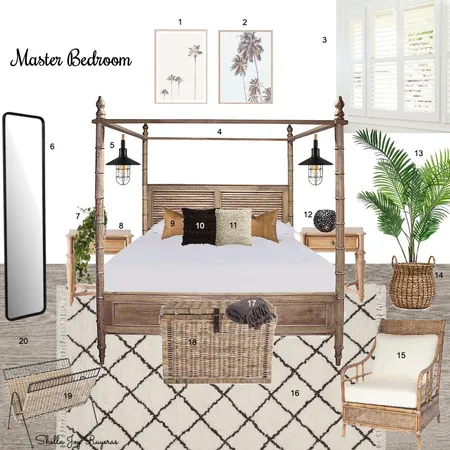 Master Bedroom Interior Design Mood Board by shellajoy on Style Sourcebook