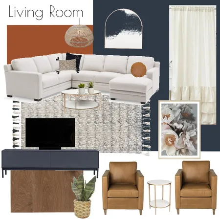 IDI#9 - Living Room Interior Design Mood Board by JamieHerman on Style Sourcebook
