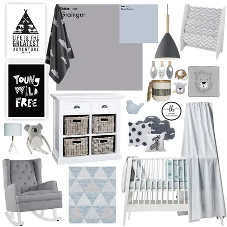 Boys Nursery Interior Design Mood Board by LionHeart on Style Sourcebook