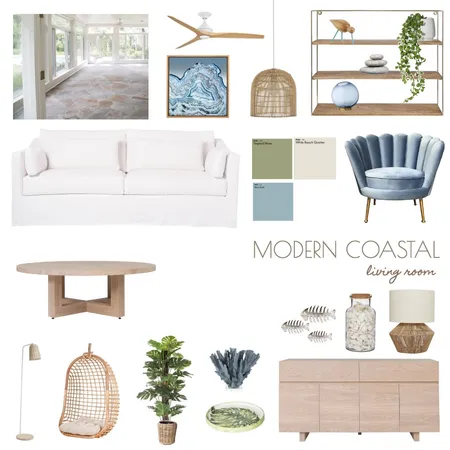 Modern coastal Interior Design Mood Board by andreakristjans on Style Sourcebook