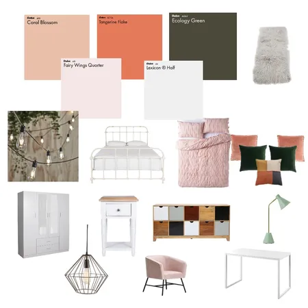 Teenaged bedroom Interior Design Mood Board by Sinawhite on Style Sourcebook