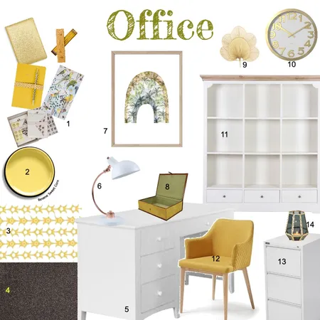 Module 9 - Office Interior Design Mood Board by BELIZA Interior Concept on Style Sourcebook