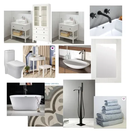 Master bathroom Interior Design Mood Board by OTFSDesign on Style Sourcebook