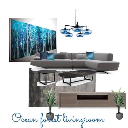 Ocean forest livigroom Interior Design Mood Board by Simona Jack on Style Sourcebook