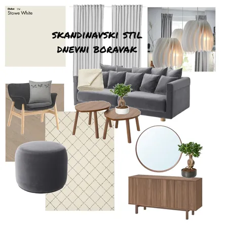 Dnevni boravak-skandinavski stil-zadaća Interior Design Mood Board by maja80 on Style Sourcebook