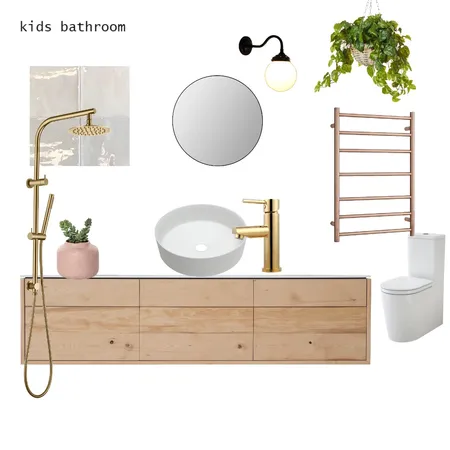 Kids bathroom Interior Design Mood Board by Ginger&mae on Style Sourcebook