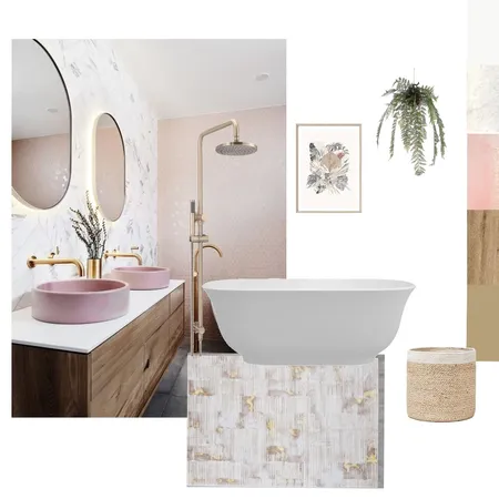 salle de bain rose gold Interior Design Mood Board by Naturellement cosy on Style Sourcebook