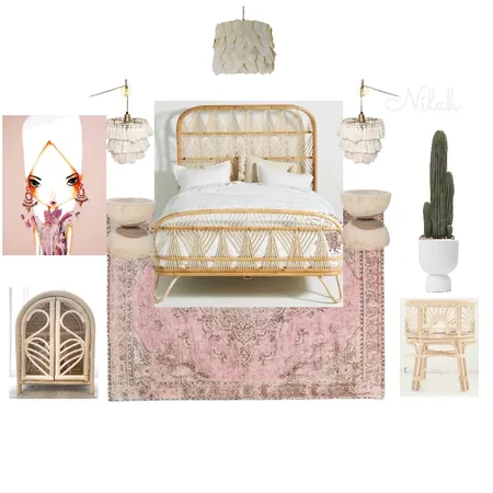 Nilah Bedroom Interior Design Mood Board by Aleciadimachki on Style Sourcebook