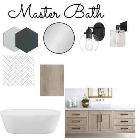 Master Bath Interior Design Mood Board by jamie on Style Sourcebook