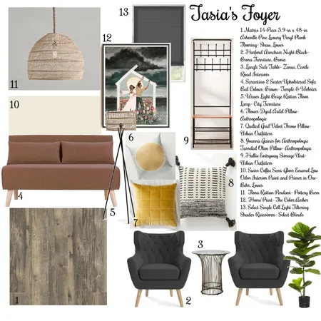Tasia's Foyer Interior Design Mood Board by ablovett on Style Sourcebook