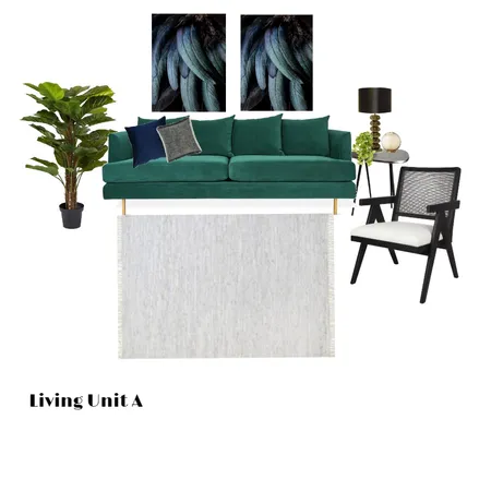 Unit A Living Interior Design Mood Board by MimRomano on Style Sourcebook