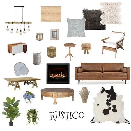 Combinación de patrones rustico Interior Design Mood Board by Vicky on Style Sourcebook