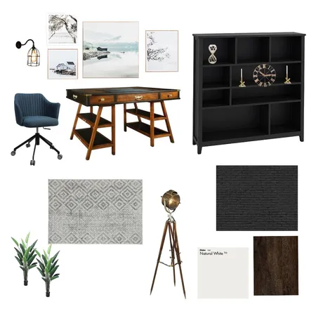 TJDesigns study Interior Design Mood Board by TaylaJubber on Style Sourcebook