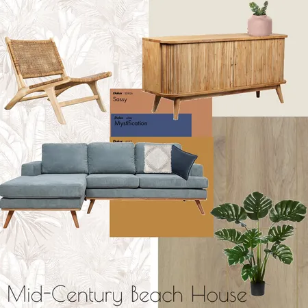 Mid Century Beach House Interior Design Mood Board by JessicaBelrose on Style Sourcebook