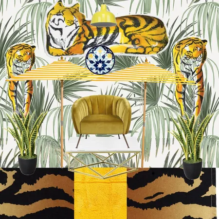 king tigers room Interior Design Mood Board by Maya B.C on Style Sourcebook