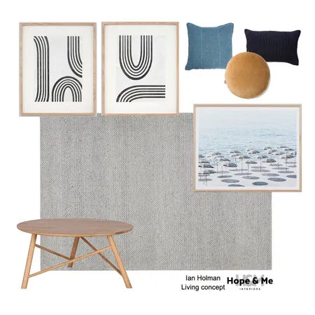Ian Holman Living Interior Design Mood Board by Hope & Me Interiors on Style Sourcebook