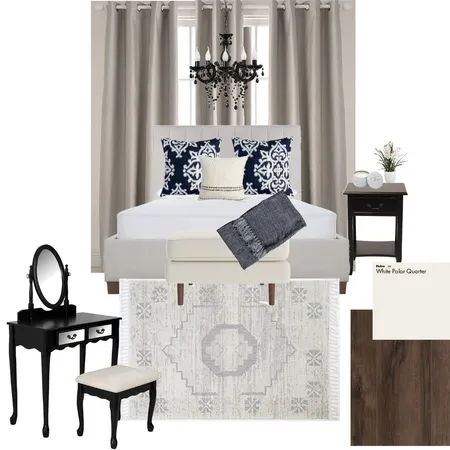 Contemporary Bedroom Interior Design Mood Board by Alexis Gillies Interiors on Style Sourcebook