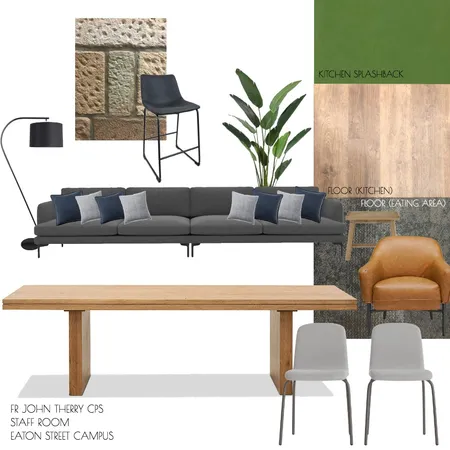 FJT Staffroom Eaton Street Campus Interior Design Mood Board by FrostandGrey on Style Sourcebook