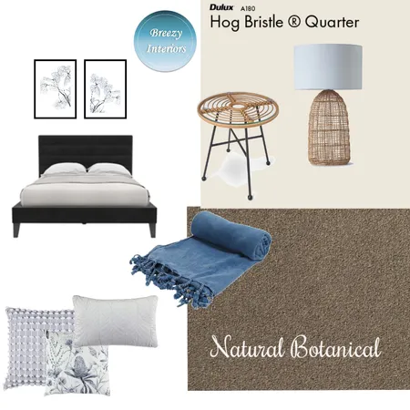 Natural Botanical Interior Design Mood Board by Breezy Interiors on Style Sourcebook