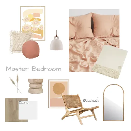 Master Bedroom Interior Design Mood Board by el.creativ on Style Sourcebook