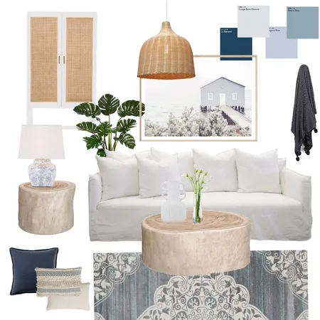 Coastal Living Room Interior Design Mood Board by OnyxTahuri on Style Sourcebook