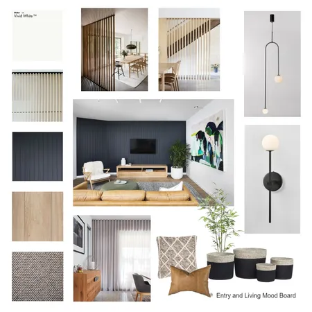 Swan Street Entry and Living Interior Design Mood Board by AD Interior Design on Style Sourcebook