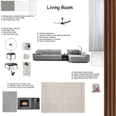 Living Room Interior Design Mood Board by studio38interiors on Style Sourcebook