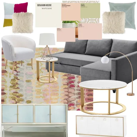 West Teen Room multi color rug option Interior Design Mood Board by Intelligent Designs on Style Sourcebook