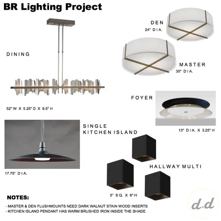 BR Lighting Project - Pulling Pieces Interior Design Mood Board by dieci.design on Style Sourcebook