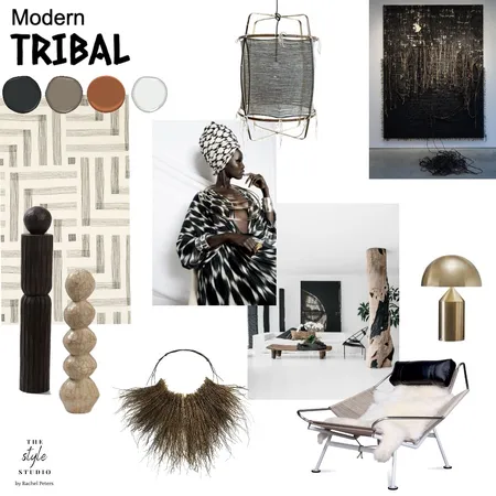 MODERN TRIBAL Interior Design Mood Board by rm_peters on Style Sourcebook