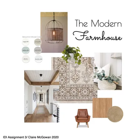 The Modern Farmhouse Interior Design Mood Board by CMcGowan on Style Sourcebook