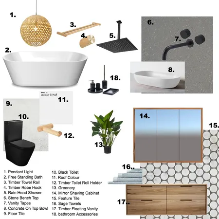 Bathroom Mood Board - Amy Interior Design Mood Board by lozbaldock on Style Sourcebook