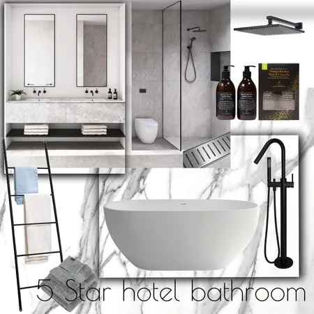 5 Star hotel Bathroom Interior Design Mood Board by ALEXIA VRONTELI Interior + Design on Style Sourcebook