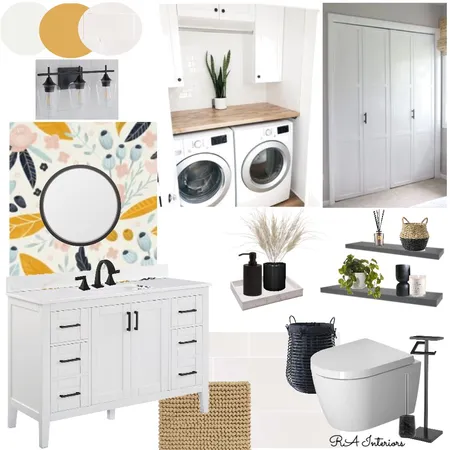 Mod 9 WC/Laundry Interior Design Mood Board by RA Interiors on Style Sourcebook