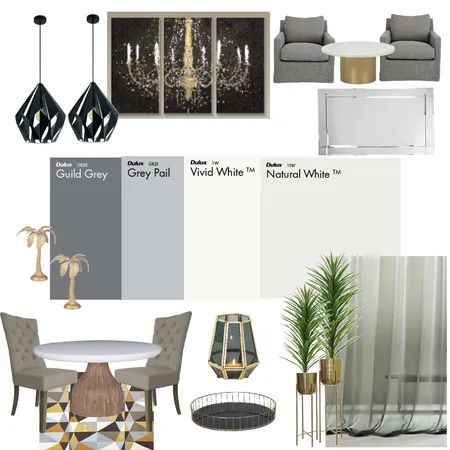 Dining Room Interior Design Mood Board by Caterina on Style Sourcebook