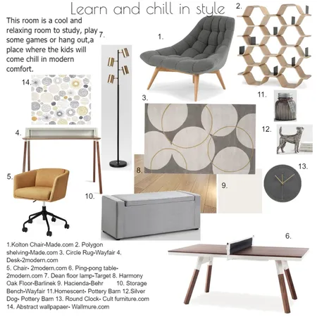 rec room Interior Design Mood Board by Juan0971 on Style Sourcebook