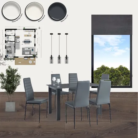 Dining BW Interior Design Mood Board by anitra on Style Sourcebook