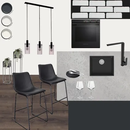 Kitchen BW Interior Design Mood Board by anitra on Style Sourcebook