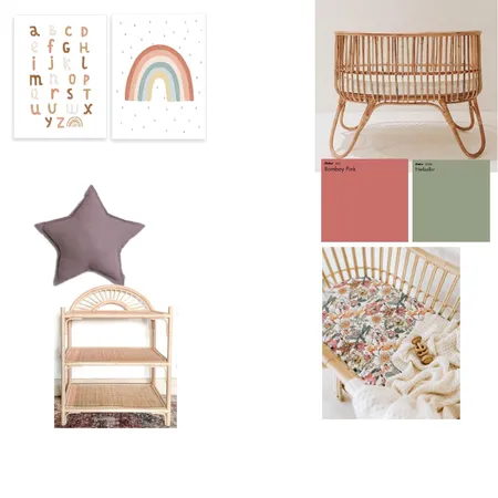 Boho Nursery Interior Design Mood Board by brooklyndouglass on Style Sourcebook