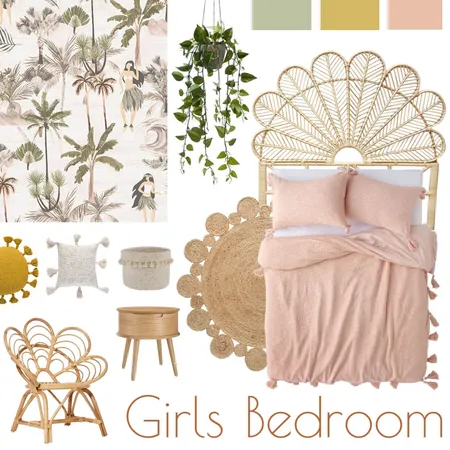 Girls room Interior Design Mood Board by Avoca Design on Style Sourcebook