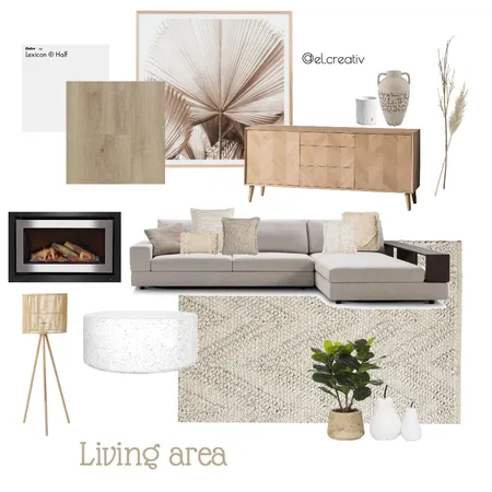 Living Area Interior Design Mood Board by el.creativ on Style Sourcebook