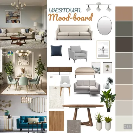 NEW CLASSIC1 Interior Design Mood Board by archsoom on Style Sourcebook